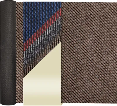Produktbild von Primaflor Sauberlauf NORDIC STRIPES Beige 1,00mx3,00m - Meterware - Schmutzfangmatte in 6 Farben - Fußmatte mit rutschfestem Gel-Rücken - Antirutsch Läufer