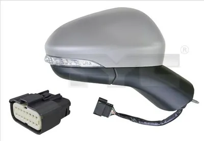 Produktbild von TYC 310-0242 Außenspiegel Seitenspiegel Links 6-Polig für FORD Mondeo V Kombi (CF) Asphärisch Beheizt Grundiert