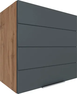 Produktbild von Held Möbel Hängeschrank Florenz BxTxH 60 x 34 x 57 cm grau matt zerlegt Anschlag reversibel 306.6293