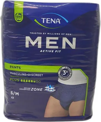 Produktbild von Tena Men pants plus S/M 9er Pack