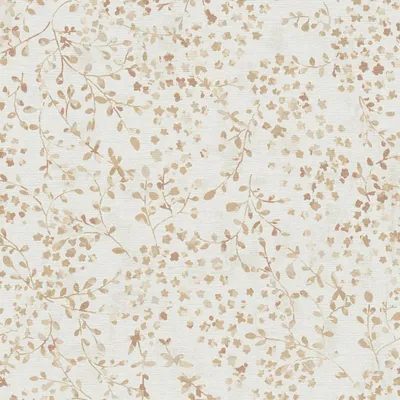 Image de Profhome 397473-GU Papier peint floral floral mat crème beige 5,33 m2