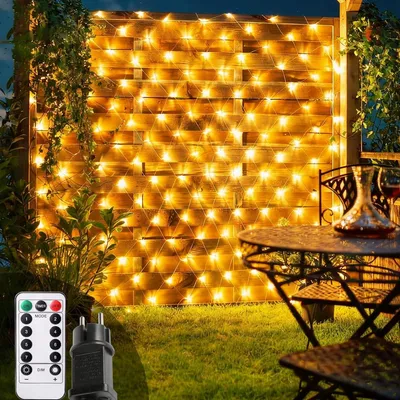 Produktbild von Lichterkette mit Stecker, 3 x 2 m, für Innen, Netzlichterkette