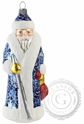 Produktbild von Weihnachtsfigur Weihnachtsmann mit Krücke