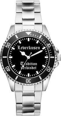 Produktbild von KIESENBERG Herrenuhr Armbanduhr Leverkusen Geschenk Fan Artikel Zubehör Fanartikel Analog Quartz Uhr 1959
