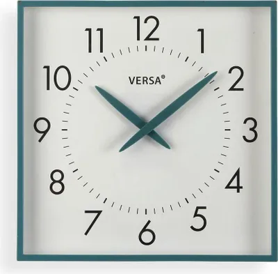 Produktbild von Wanduhr Versa Blau Kunststoff 4,1 X 28,3 X 28,3 CM