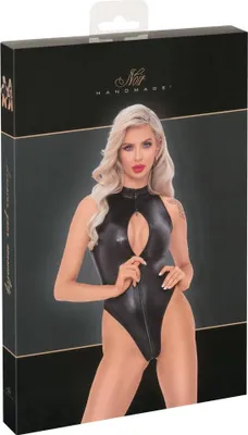 Zdjęcie produktu dla Noir Body Skorzane Wykończenie Snakeskin Czarny XL Komfortowy