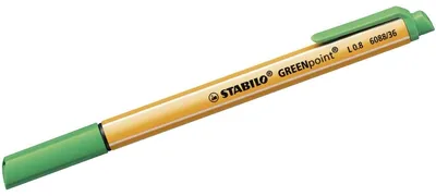 Produktbild von STABILO Umweltfreundlicher Filzschreiber - GREENpoint - 10er Pack - grün