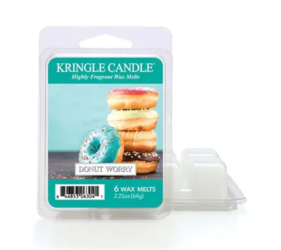 Productafbeelding van Kringle Candle: Geurkaars, waxinelichtjes, 6 stuks. Geur: "Donut Worry"