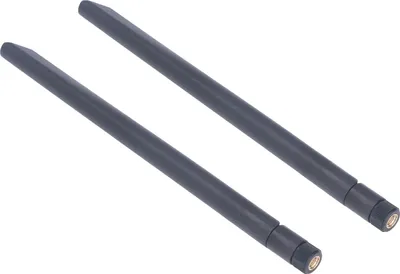 Imagen del producto de 2 antenas omnidireccionales de alta ganancia para equipos de transmisión de señales, tipo varilla plegable, frecuencia 433 MHz