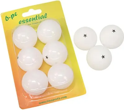 Produktbild von Softee Essential Tischtennisbälle Weiß 6 Balls Weiß 6 Balls