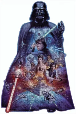 Immagine prodotto di Ravensburger - Puzzle con sagoma di Star Wars Darth Vader 1098