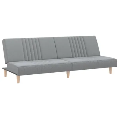 Produktbild von vidaXL Schlafsofa Hellgrau Stoff
