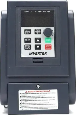 Immagine prodotto di Convertitore di frequenza - Regolatore di velocità VFD - 220 V - 0,75 kW - Monofase - 5 A - Spina UE - Nero