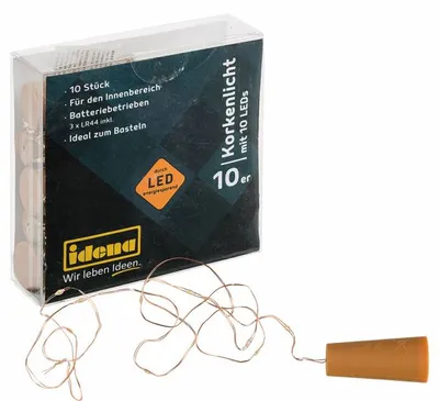 Produktbild von Idena Korken-Lichterkette