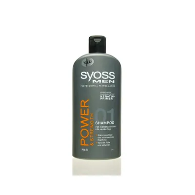 Produktbild von Syoss Power & Strenght Shampoo Power Boost Technology for Men 500ml 6er Pack