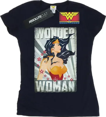 Produktbild von DC Comics - T-Shirt für Damen BI45014 (XL) (Marineblau)