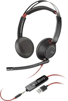 Immagine prodotto di Poly Headset Blackwire C5220 binaurale USB-A e 3,5 mm (sfuso)