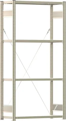 Produktbild von Regalwerk Fachbodenregal Industrieregal Tiefenriegel Grundregal B3-53118-40