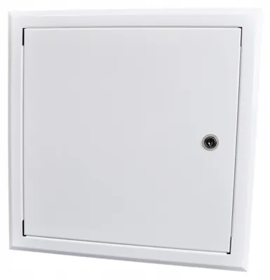 Produktbild von Laco DR-2 Revisionstür Metall Weiß 40x40 cm mit Schlüssel