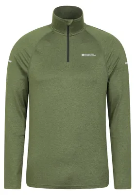 Produktbild von Mountain Warehouse - "Echo" Midlayer mit halbem Reißverschluss für Herren MW2042 (S) (Grün)