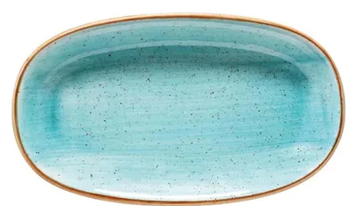 Image de Assiette Aura Aqua Gourmet ovale 34 x 19 cm - 6 pièces