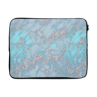 Produktbild von MuchoWow® Laptop Hülle 15 Zoll Glitter - Marmor - Muster Laptoptasche - Laptoptasche - Sleeve - Rundum-Schutz