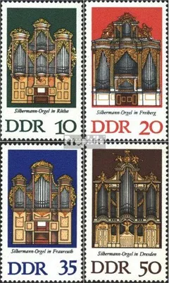 Produktbild von Briefmarken DDR 1976 Mi 2111-2114 (kompl.Ausgabe) gestempelt Silbermann-Orgeln