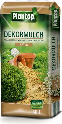 Produktbild von Plantop Dekor Mulch natur 50l