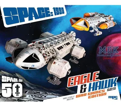 Produktbild von MPC MPC1033 Space:1999 Eagle & Hawk War Games Edition 1:72