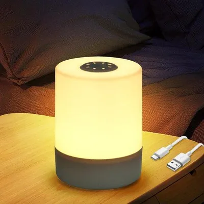 Productafbeelding van Draadloos Oplaadbaar LED Nachtlampje Dimbaar Touch Bediening USB