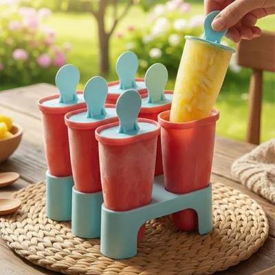 Produktbild von Eisform Für Eisamstäbchle Formen Für Hausgemachtes Eis Und Sorbets Diy Eisamstäbchle 6 Stück