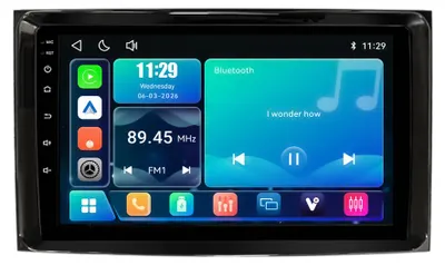 Obrázok produktu pre Rádio Linux 9 palcov pre Mercedes B Class W245 (2005-2011) – bezdrôtové pripojenie CarPlay a Android, USB, vstavaná navigácia, Bluetooth 5.1, RDS
