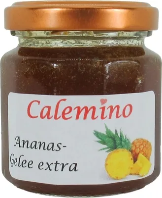 Produktbild von Ananas-Gelee extra mit braunem Rohrzucker 125g