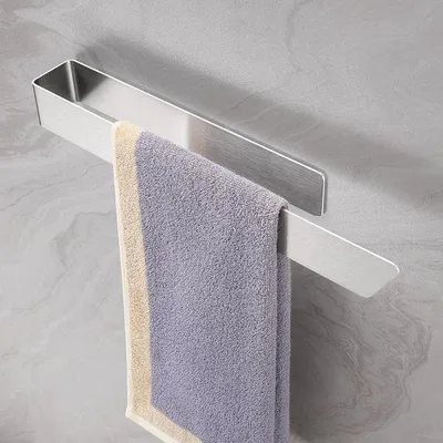 Produktbild von Handdoekstang aus Edelstahl für Bad und Küche - 39 cm