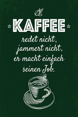 Produktbild von vianmo Holzschild 30x20 cm Kaffee jammert nicht macht Job