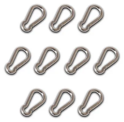 Image de Crochets de fixation, 4 mm x 40 mm, en acier galvanisé, paquet de 10