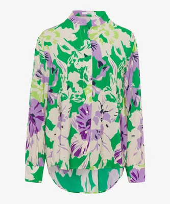 Produktbild von Brax Damen Bluse STYLE VIV geblümt apple green  44