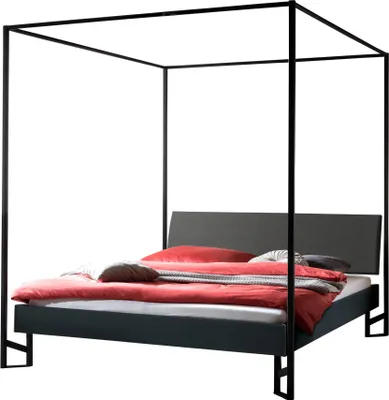 Produktbild von HASENA Industrial Himmelbett Cileno anthracit 140x200