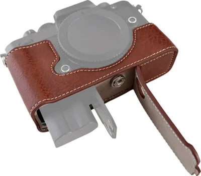 Zdjęcie produktu dla Przenośny futerał ochronny na aparat, torba na aparat w stylu retro, futerał z otworem na dole i paskiem na ramię, zamiennik do aparatu Nikon Zf/Z f
