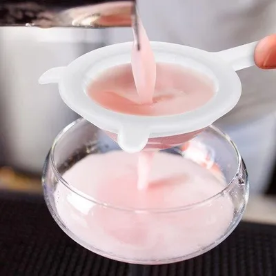 Produktbild von Nylon-Kochsieb mit Kunststoff-Griff, 200-Mesh-Netz, für Kaffee, Tee, Honig und Saft.