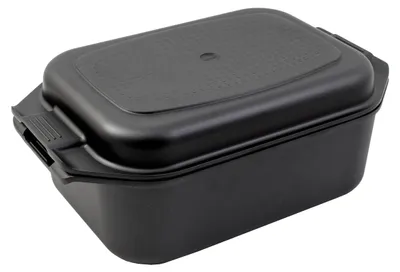 Produktbild von Karcher Bräter 2in1 (Aluguss, 8,7 Liter, Induktion, inkl. Deckel und Topfhandschuhen) schwarz