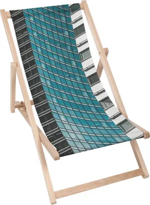 Produktbild von Dreamroots Liegestuhl klappbar Holz bis zu 130 kg, Sonnenliege klappbar mit 3-stufiger Neigungsregulierung der Rückenlehne, Architectural Structures
