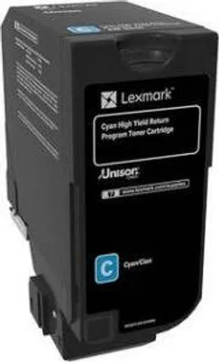 Immagine prodotto di Lexmark - Alta resa - Ciano - originale - Cartuccia toner LCCP, LRP - per Lexmark CX725de, CX725dhe, CX725dthe
