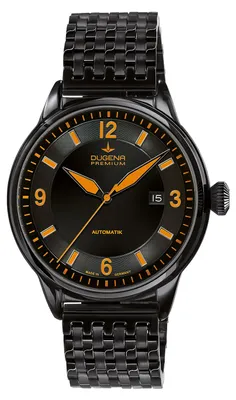 Produktbild von Dugena 7090303 Uni-Armbanduhr, Edelstahl-Gehäuse, Metall-Armband