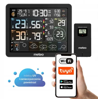 Produktbild von Multi-Wetterstation Meteo Sp400 Wifi + Luft-Messgerät Hygrometer Barometer