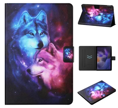Produktbild von Für Samsung Galaxy Tab A9 Kunstleder Tablet Tasche Hülle Case Etuis Motiv 4