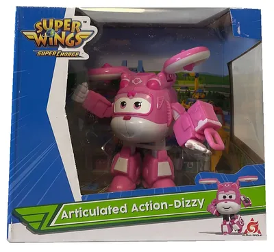 Produktbild von Super Wings Samolot Artikulierte Aktion Dizzy 8cm
