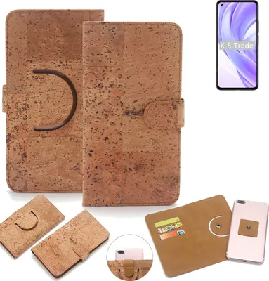 Produktbild von K-S-Trade Handy Hülle Schutz Hülle kompatibel mit Xiaomi Mi 11 Lite 5G Handyhülle Schutzhülle Korkhülle Kork-Hülle 1x