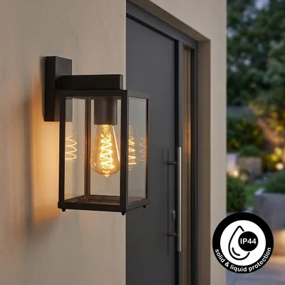 Produktbild von Besana »Besana« Außenleuchte aus Metall/Glas in Schwarz/Klar