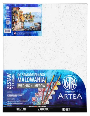 Zdjęcie produktu dla Obraz malowanie po numerach 40x50cm Wakacje Astra